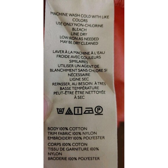 Anthropologie BabyDoll Collared Blouse Size XS Cotton Long Sleeve V Neck - Picture 10 of 10